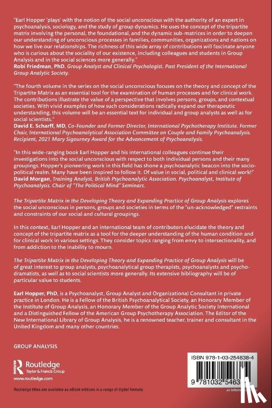  - The Tripartite Matrix in the Developing Theory and Expanding Practice of Group Analysis