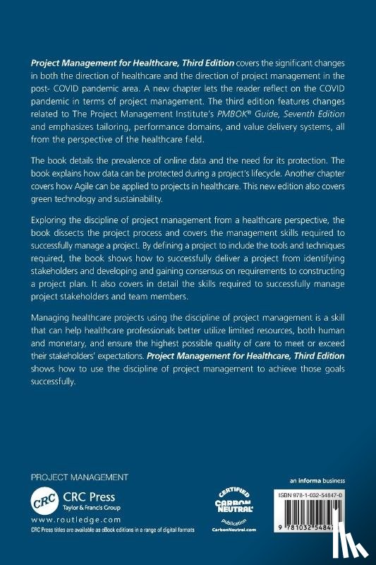 Shirley, David - Project Management for Healthcare
