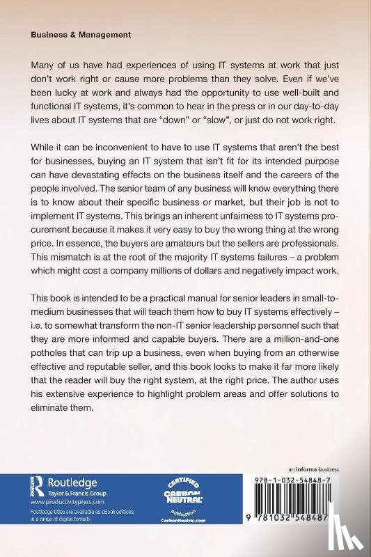 Reynolds, Matthew - Buying Complex IT Systems