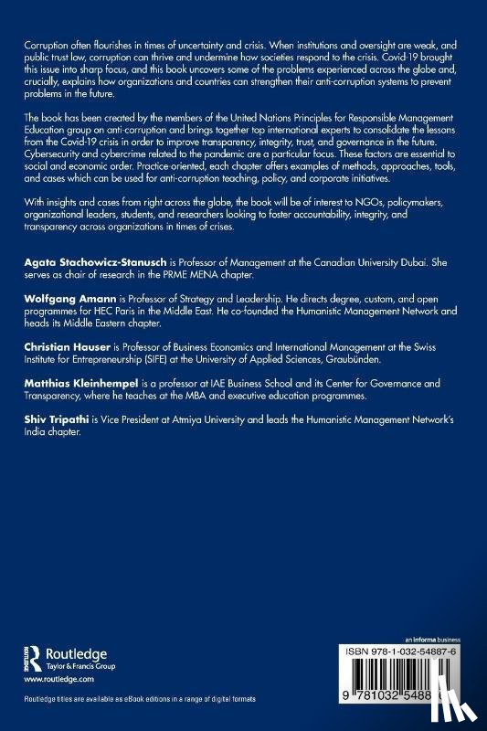 - Organizational Corruption, Crime and Covid-19