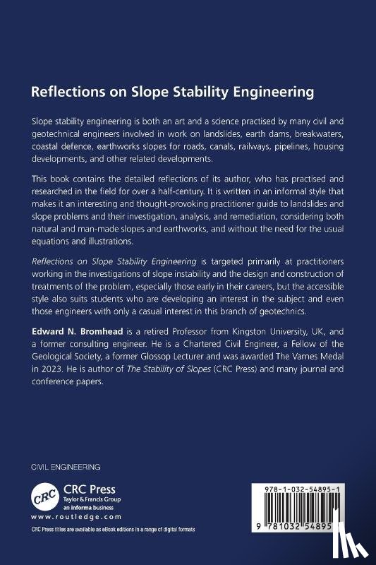 Bromhead, Edward N. (Kingston University - Reflections on Slope Stability Engineering
