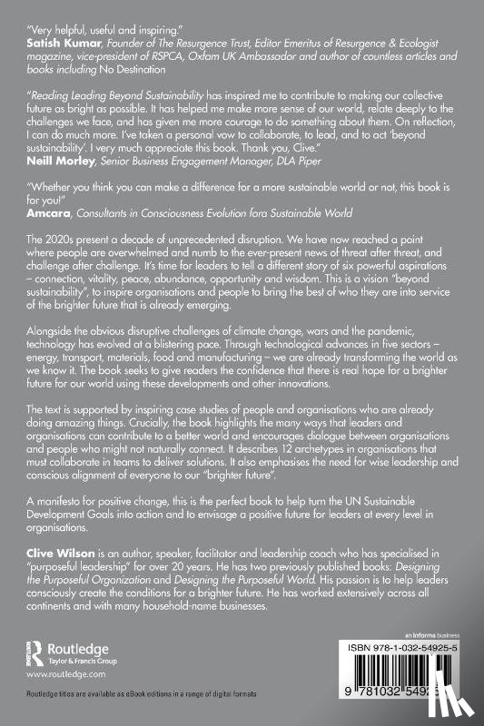 Wilson, Clive - Leading Beyond Sustainability