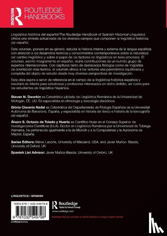  - Linguistica historica del espanol / The Routledge Handbook of Spanish Historical Linguistics