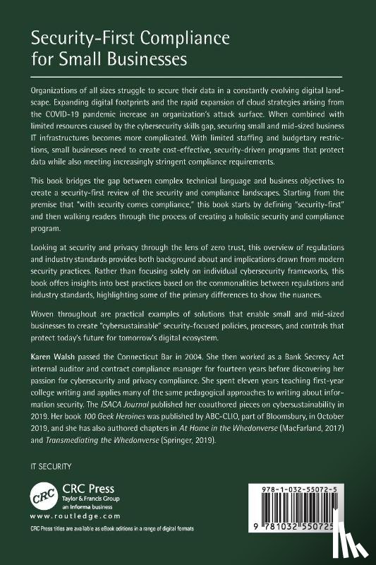 Walsh, Karen - Security-First Compliance for Small Businesses