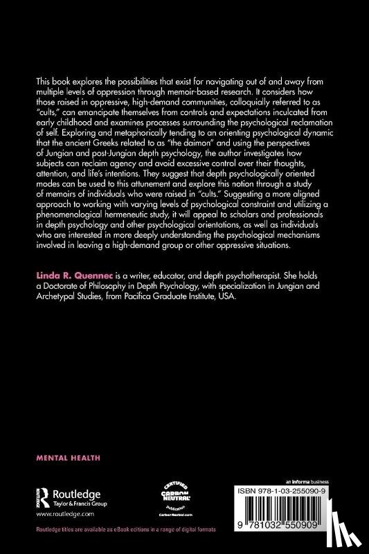 Quennec, Linda R. - Depth Psychology, Cult Survivors, and the Role of the Daimon