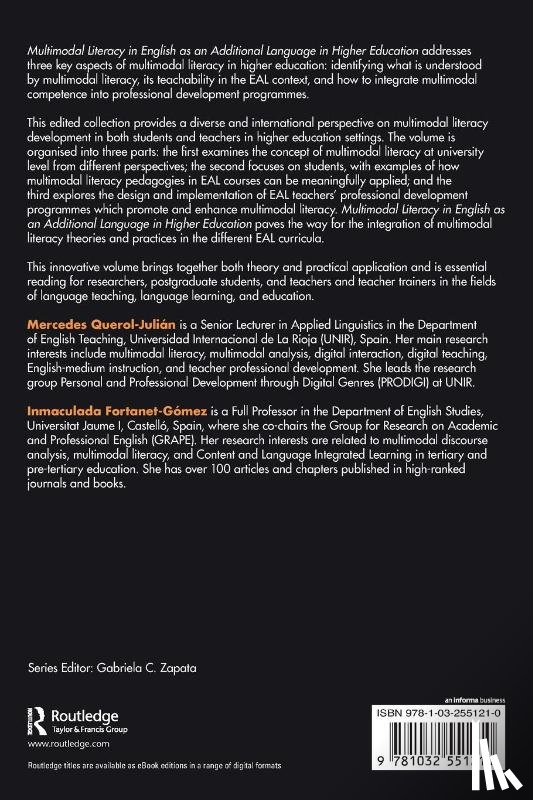 - Multimodal Literacy in English as an Additional Language in Higher Education
