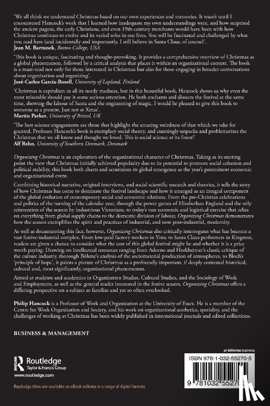 Hancock, Philip (University of Essex - Organizing Christmas
