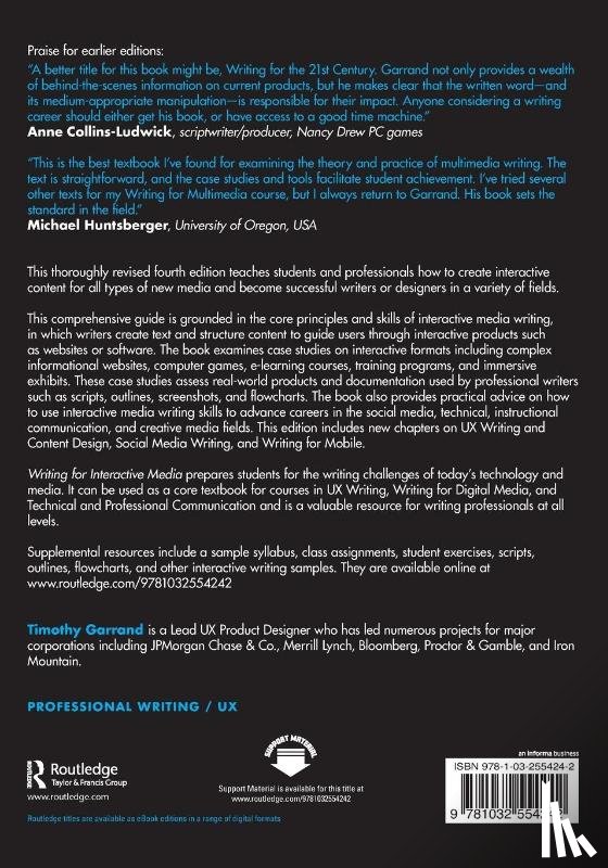 Garrand, Timothy - Writing for Interactive Media