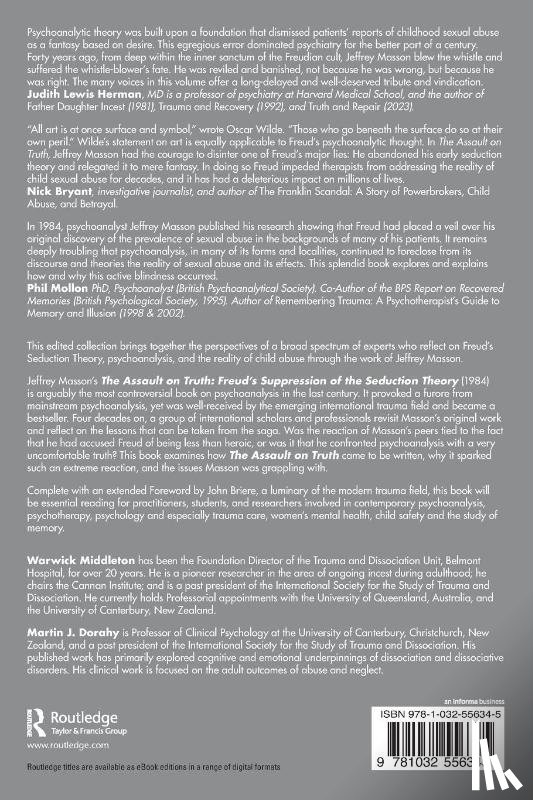  - Contemporary Perspectives on Freud's Seduction Theory and Psychotherapy