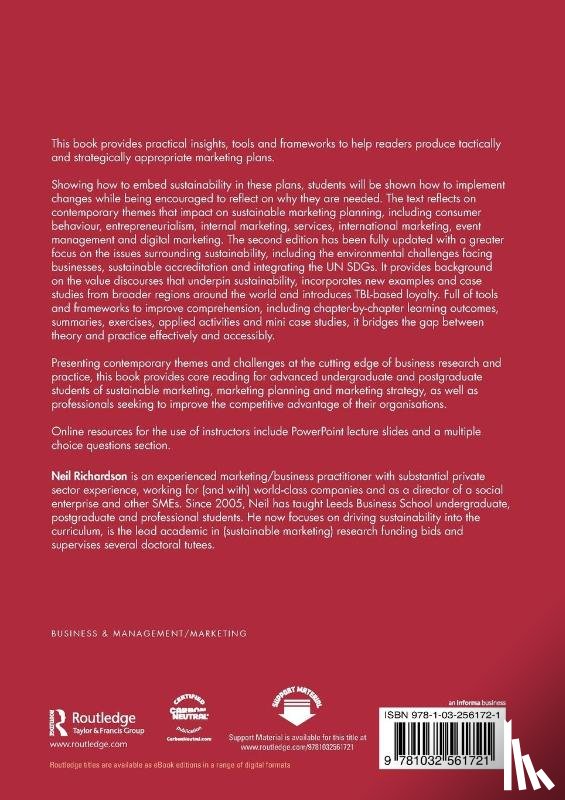 Richardson, Neil (Leeds Business School - Sustainable Marketing Planning