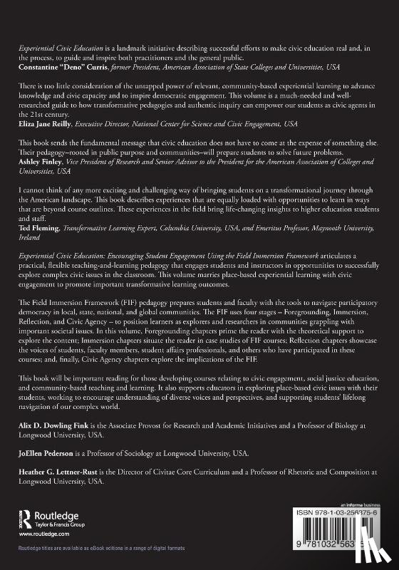  - Experiential Civic Education