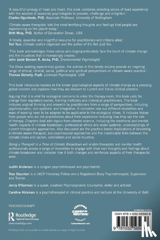  - Being a Therapist in a Time of Climate Breakdown