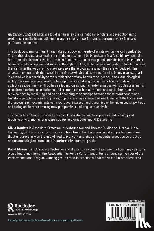  - Mattering Spiritualities