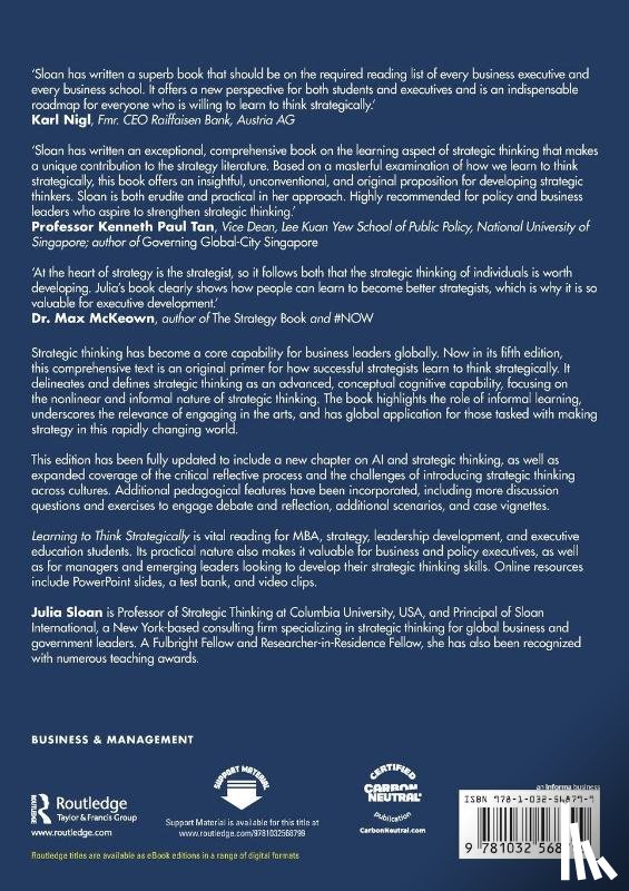 Sloan, Julia (Sloan Consulting Inc. USA) - Learning to Think Strategically