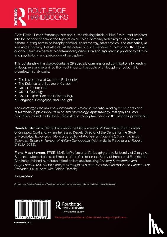  - The Routledge Handbook of Philosophy of Colour
