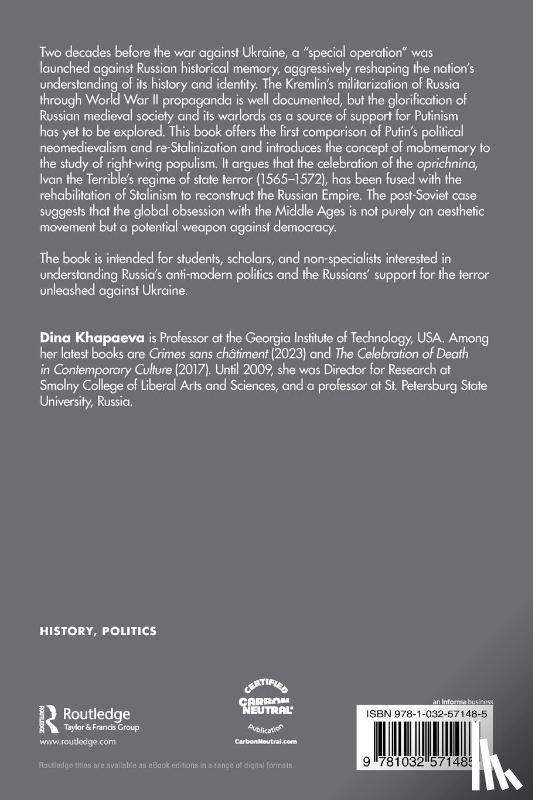 Khapaeva, Dina (Georgia Institute of Technology - Putin’s Dark Ages
