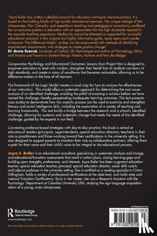 Butler, Joyce E. - Comparative Psychology and Educational Outcomes