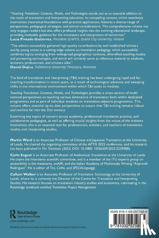  - Teaching Translation