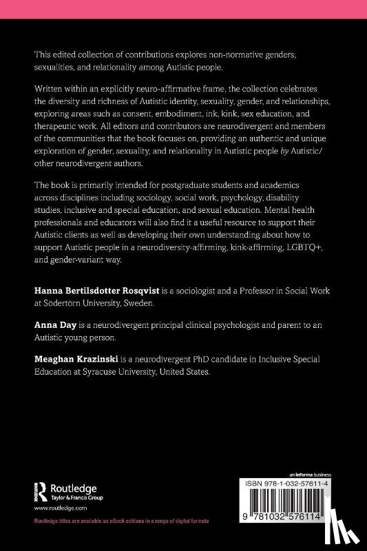  - Exploring Autistic Sexualities, Relationality, and Genders