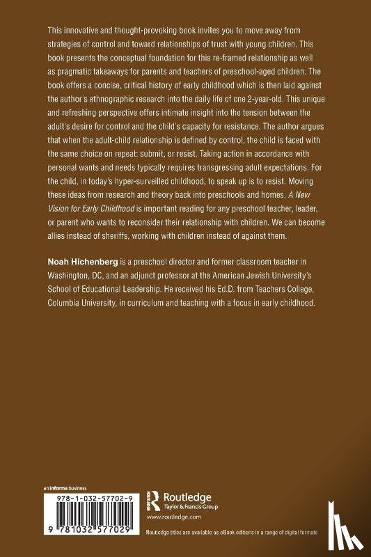 Hichenberg, Noah - A New Vision for Early Childhood