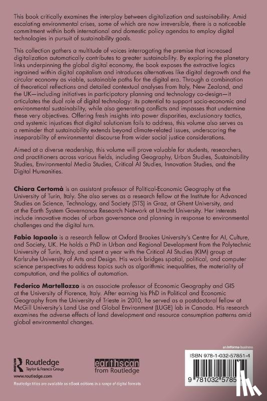  - Digital Technologies for Sustainable Futures