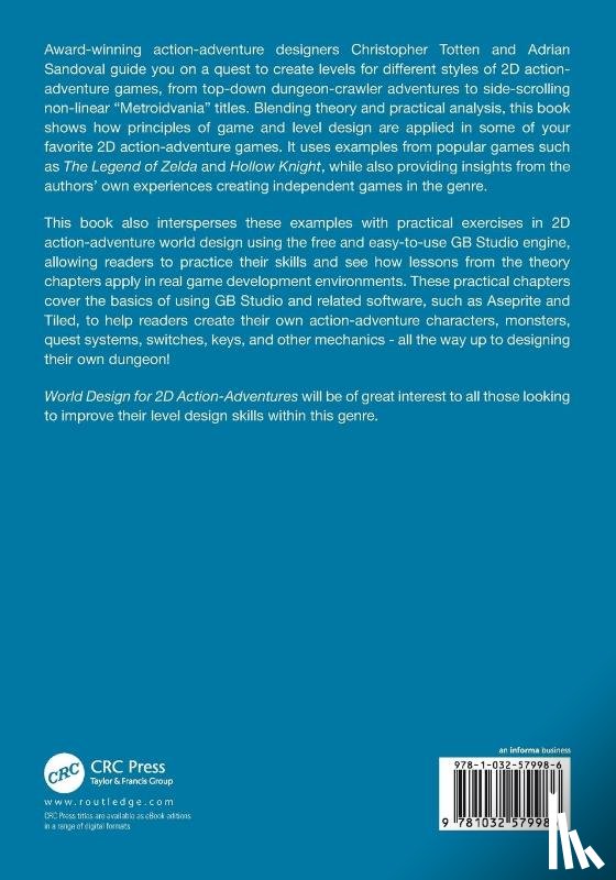 Totten, Christopher W. (American University, Sandoval, Adrian - World Design for 2D Action-Adventures