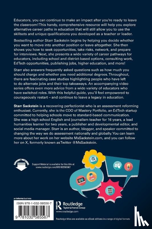 Sackstein, Starr (Mastery Portfolio - Making an Impact Outside of the Classroom: A Complete Guide to the Exciting Job Possibilities for Educators