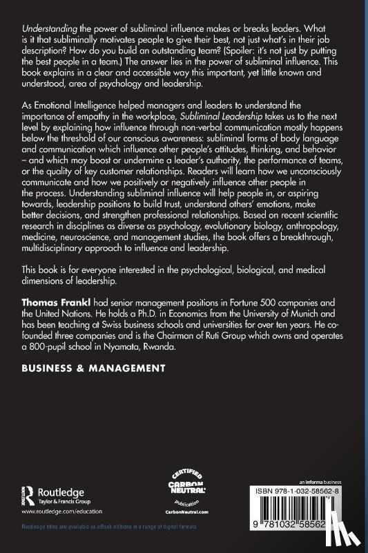 Frankl, Thomas - Subliminal Leadership