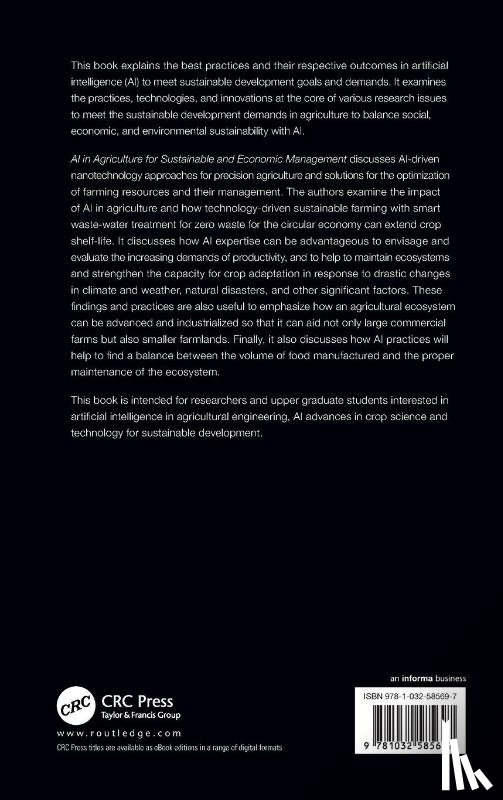 - AI in Agriculture for Sustainable and Economic Management