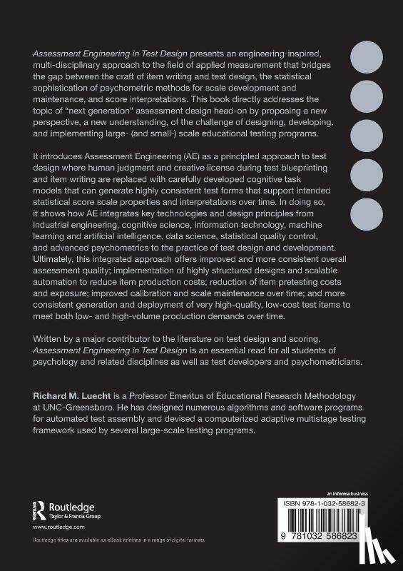 Luecht, Richard M. (UNGC- Greensboro) - Assessment Engineering in Test Design
