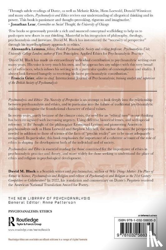 Black, David M. - Psychoanalysis and Ethics