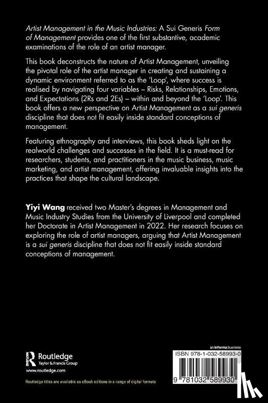 Wang, Yiyi - Artist Management in the Music Industries