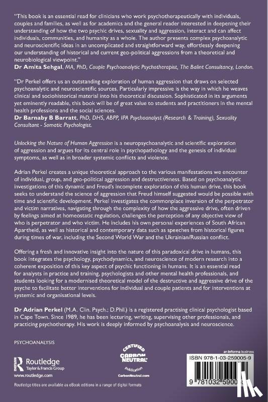 Perkel, Adrian - Unlocking the Nature of Human Aggression