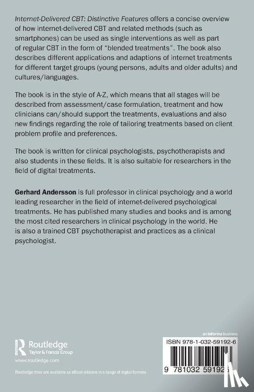 Andersson, Gerhard (Linkoping University - Internet-Delivered CBT
