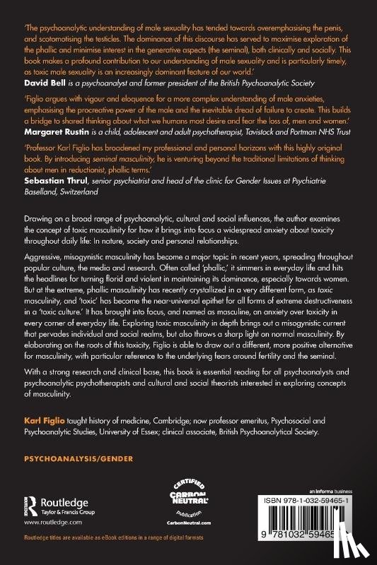 Figlio, Karl - Rethinking the Psychoanalysis of Masculinity