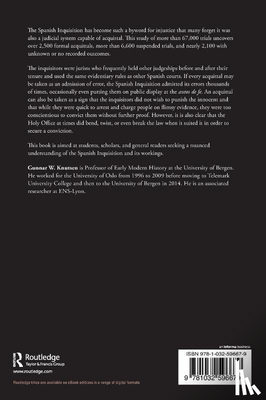 Knutsen, Gunnar W. (University of Bergen - Acquittals in the Spanish Inquisition