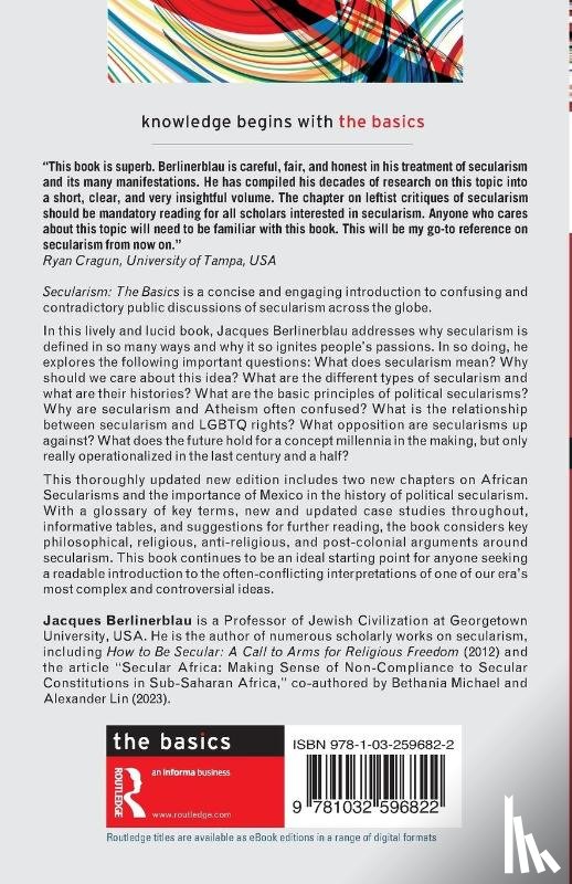 Berlinerblau, Jacques (Georgetown University - Secularism: The Basics