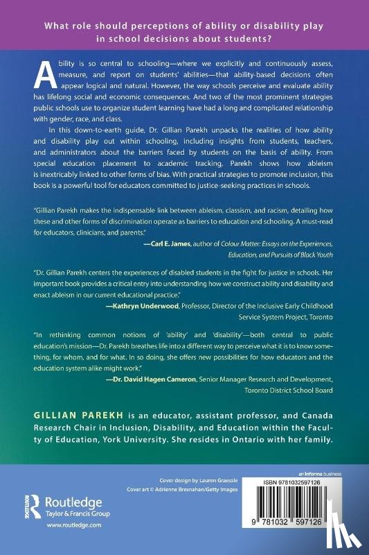 Parekh, Gillian (York University - Ableism in Education