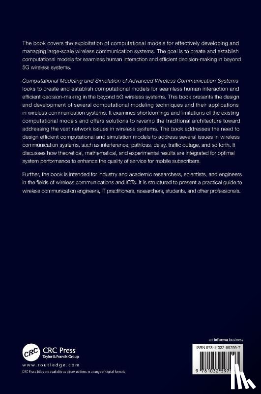  - Computational Modeling and Simulation of Advanced Wireless Communication Systems