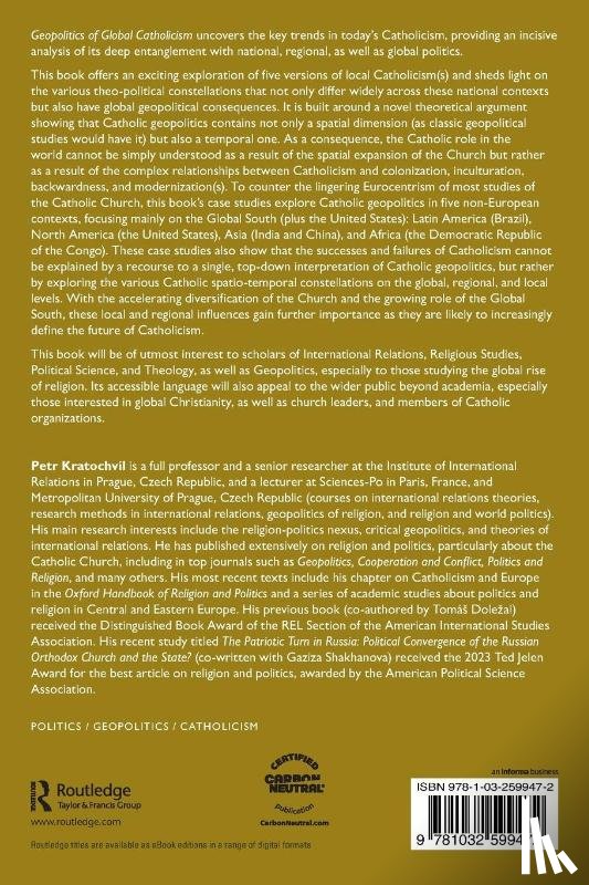 Kratochvil, Petr (Institute of International Relations - Geopolitics of Global Catholicism