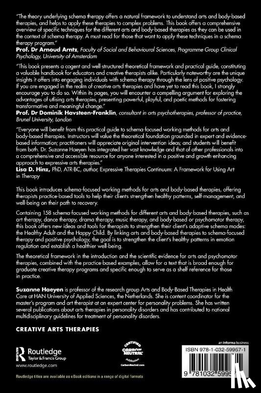  - Schema-Focused Working Methods for Arts and Body-Based Therapies