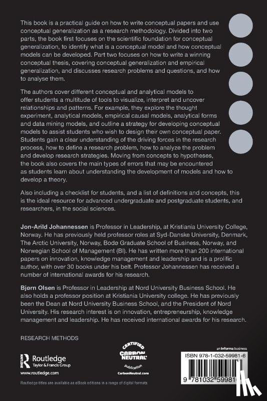 Johannessen, Jon-Arild (Nord University, Olsen, Bjørn - How to Write Conceptual Papers in the Social Sciences
