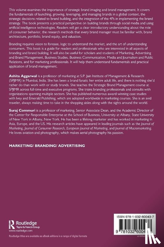 Aggarwal, Ashita (S.P. Jain Institute of Management and Research, Commuri, Suraj (School of Business - Brands and Branding