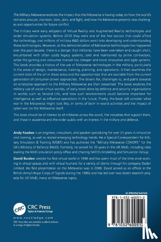 Fawkes, Andy, Burden, David - The Military Metaverse