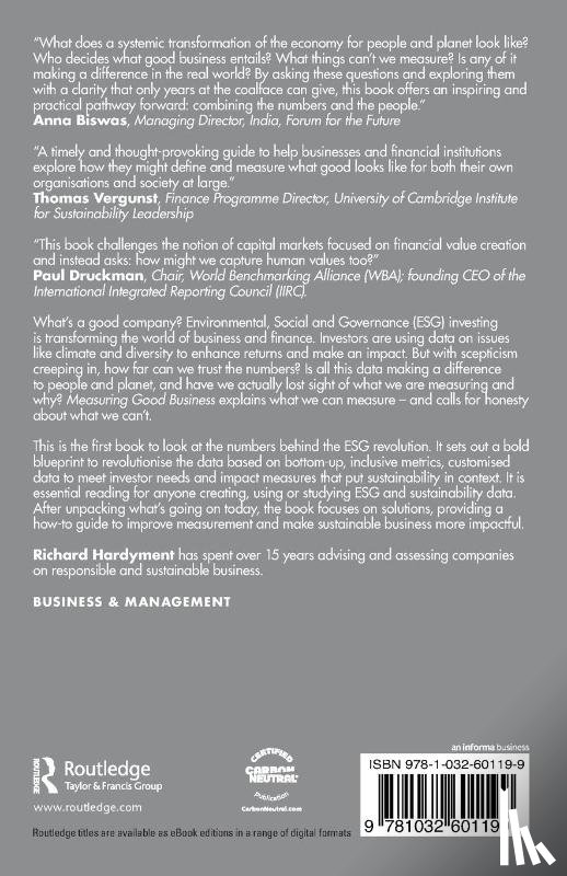 Hardyment, Richard - Measuring Good Business