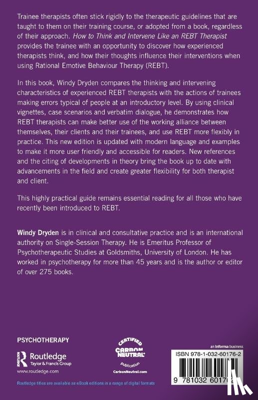 Dryden, Windy (Goldsmiths - How to Think and Intervene Like an REBT Therapist