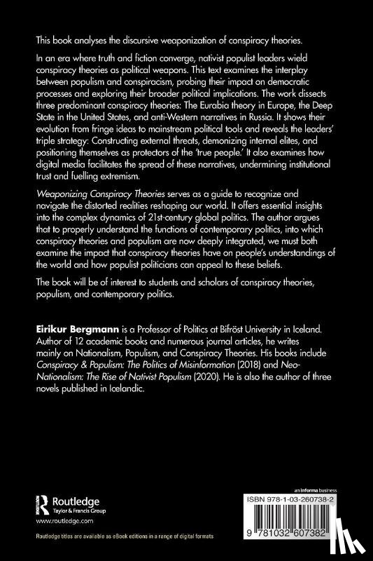 Bergmann, Eirikur (Bifrost University - Weaponizing Conspiracy Theories