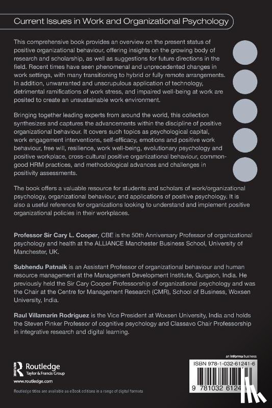  - Advancing Positive Organizational Behaviour