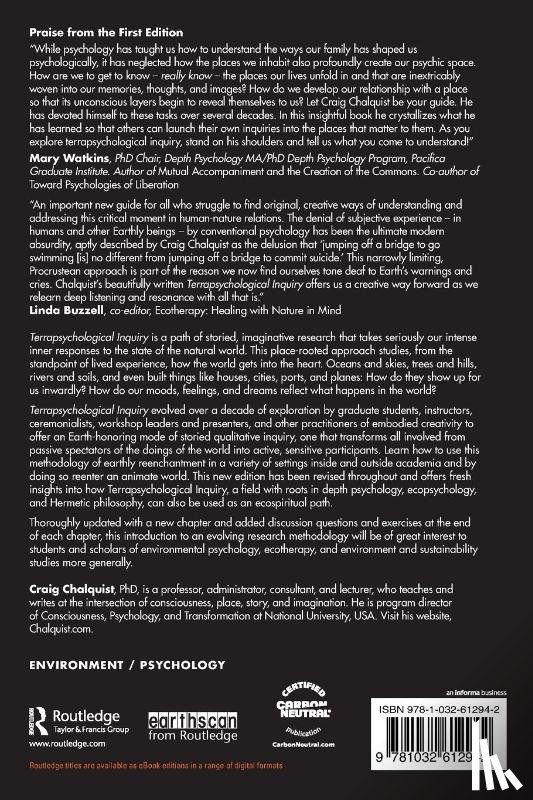 Chalquist, Craig - Terrapsychological Inquiry