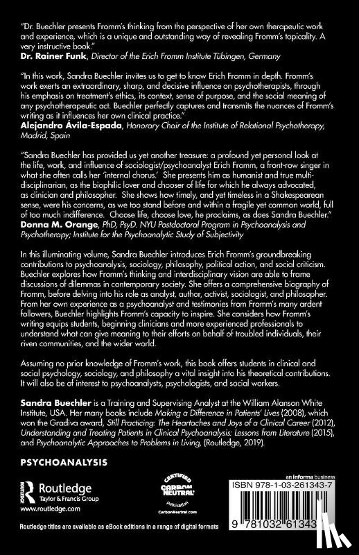 Buechler, Sandra (William Alanson White Institute - Erich Fromm